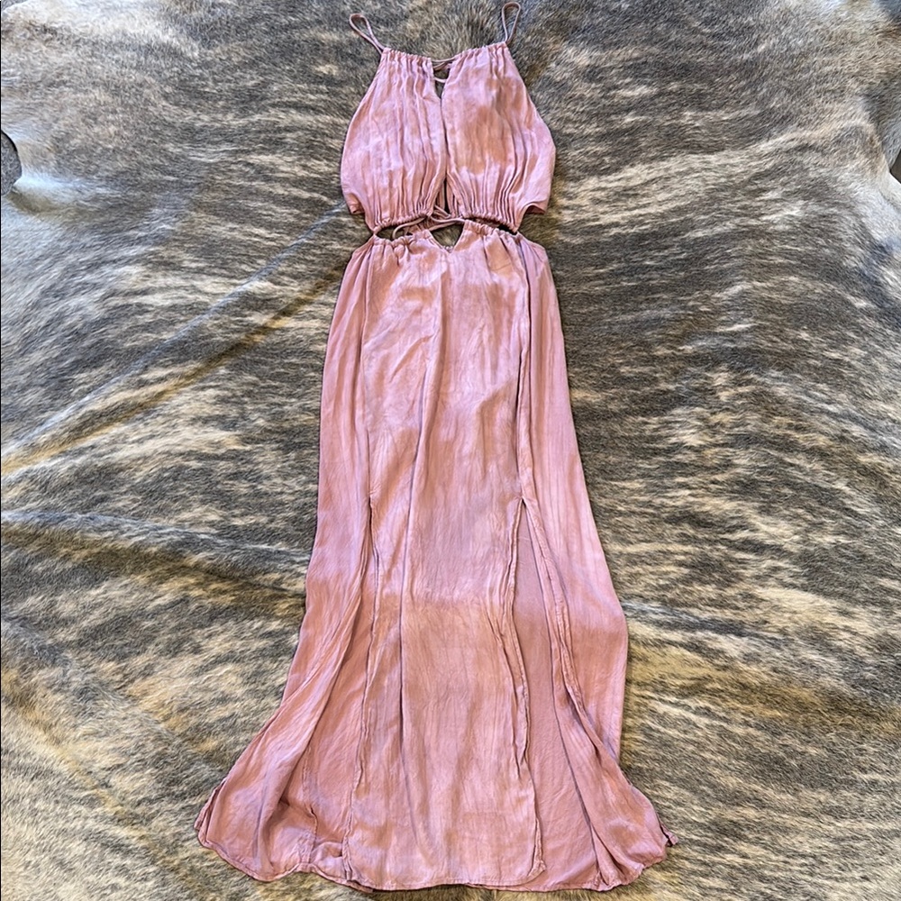 Emory Park Pink Backless Dress
